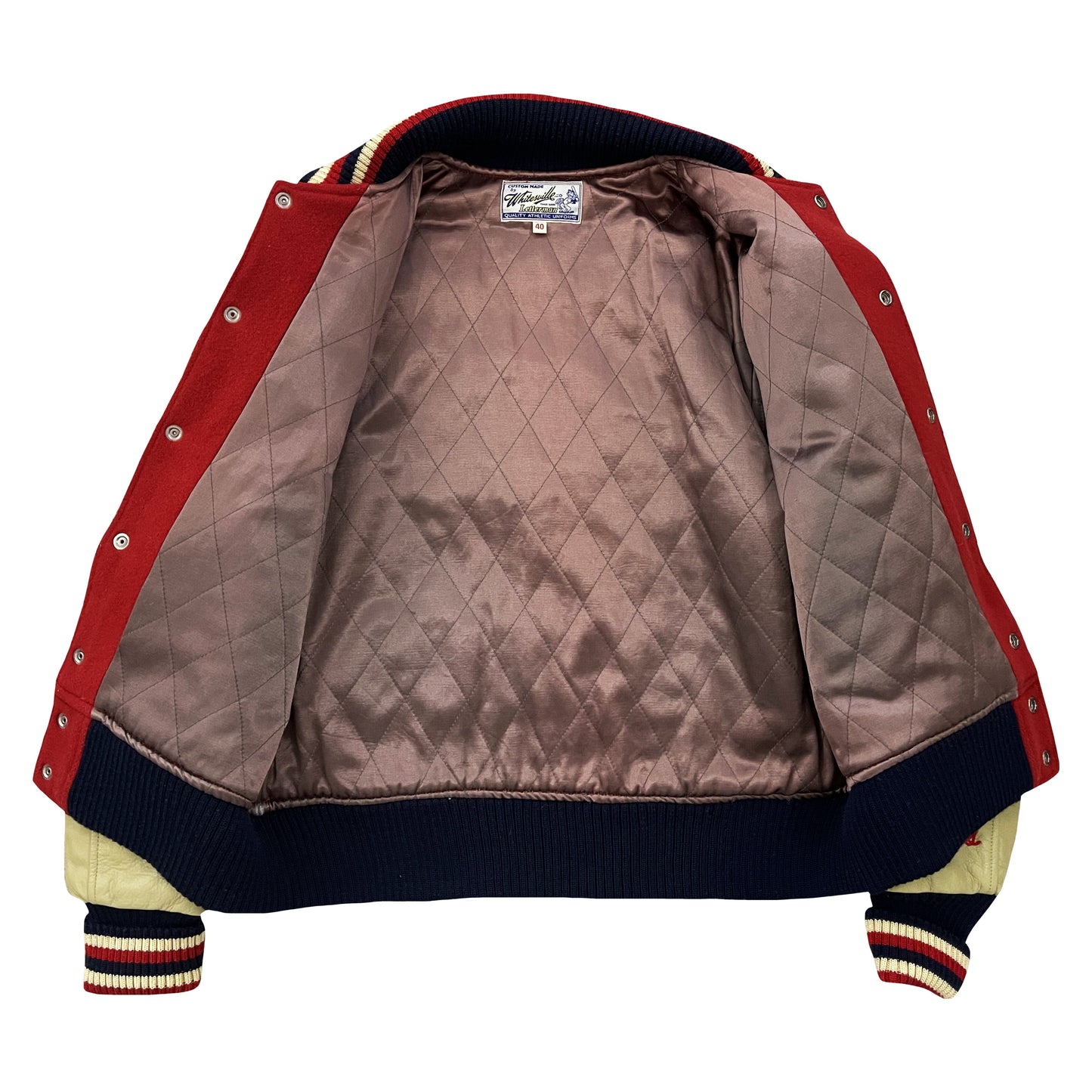 Whitesville Dunk Eagles Varsity Jacket - L | Large, White