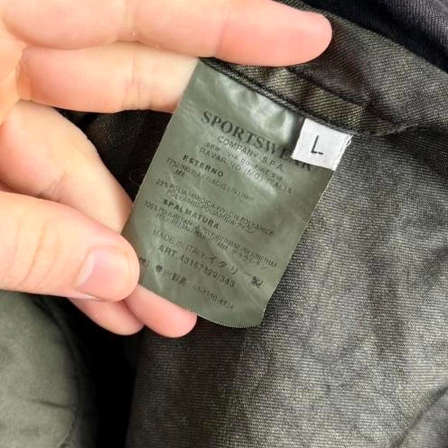 Stone Island Dutch Rope Fishtail Parka Jacket (Fits XL/XXL) | Large, Red
