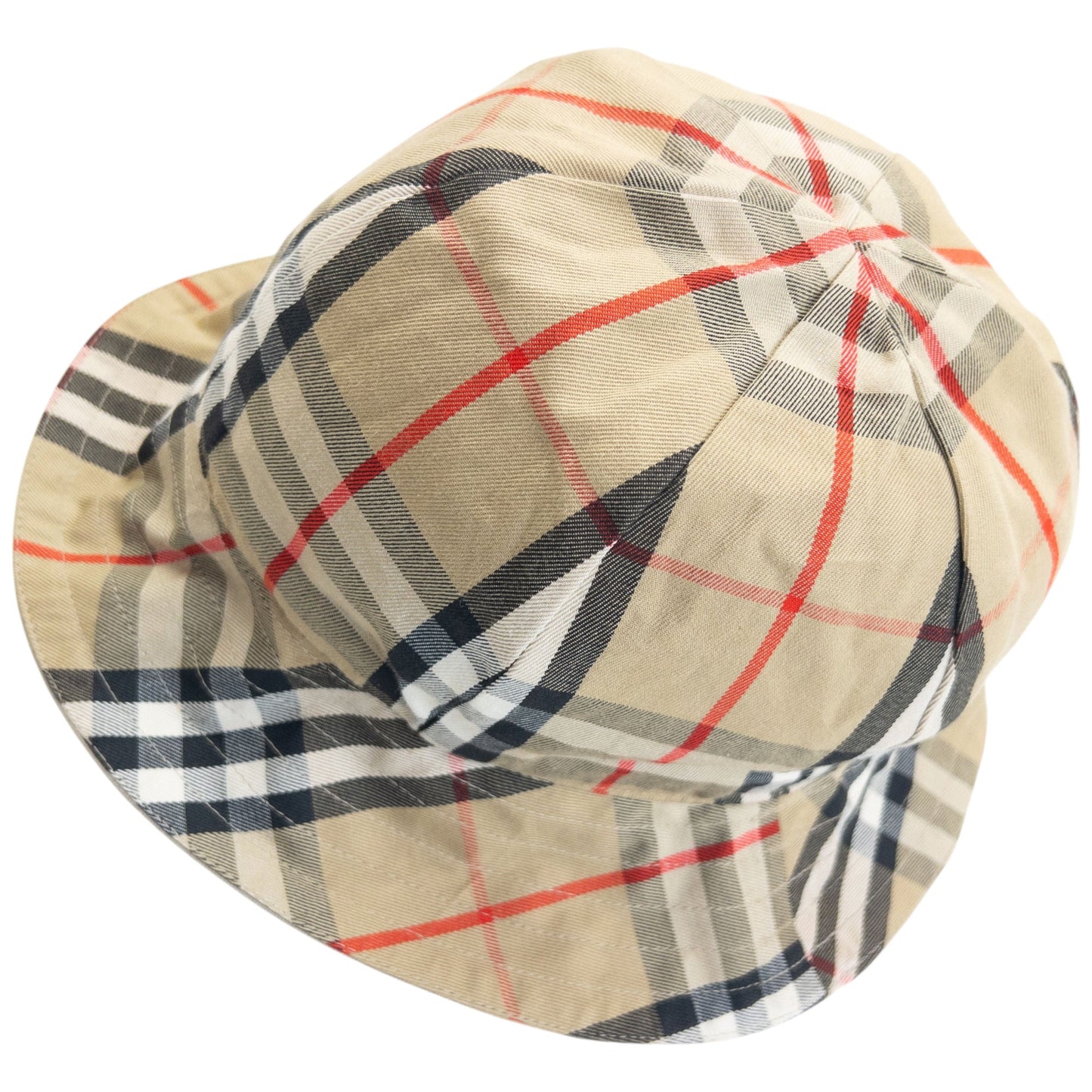 Vintage 90s Burberry Nova Check Reversible Bucket Hat | O/S