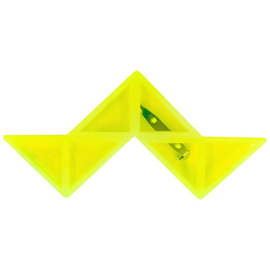 Vintage 2000s Issey Miyake Geometric Pin Broach | O/S, Green