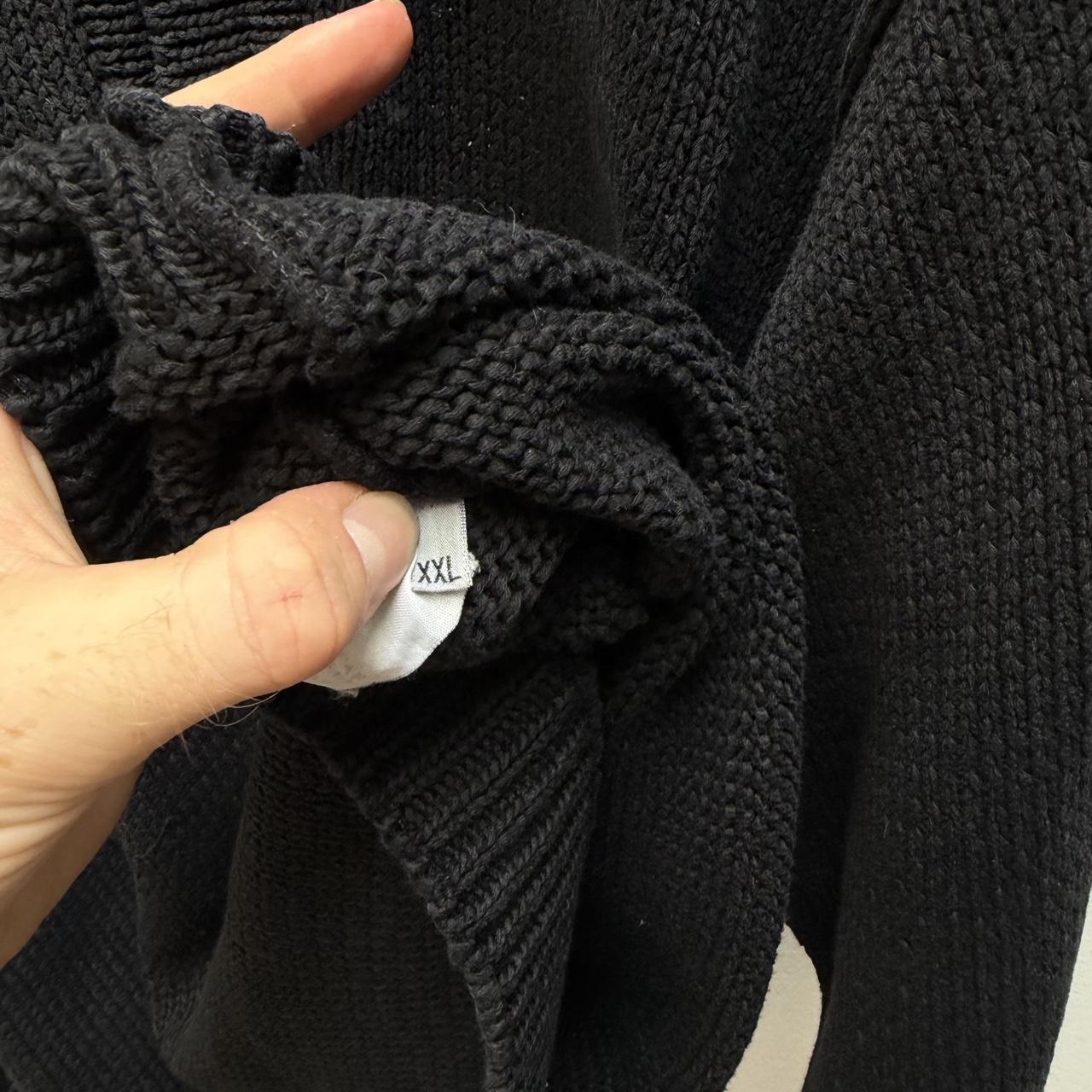 90’s Stone Island Knit Jumper (XL) | Extra Large, Black