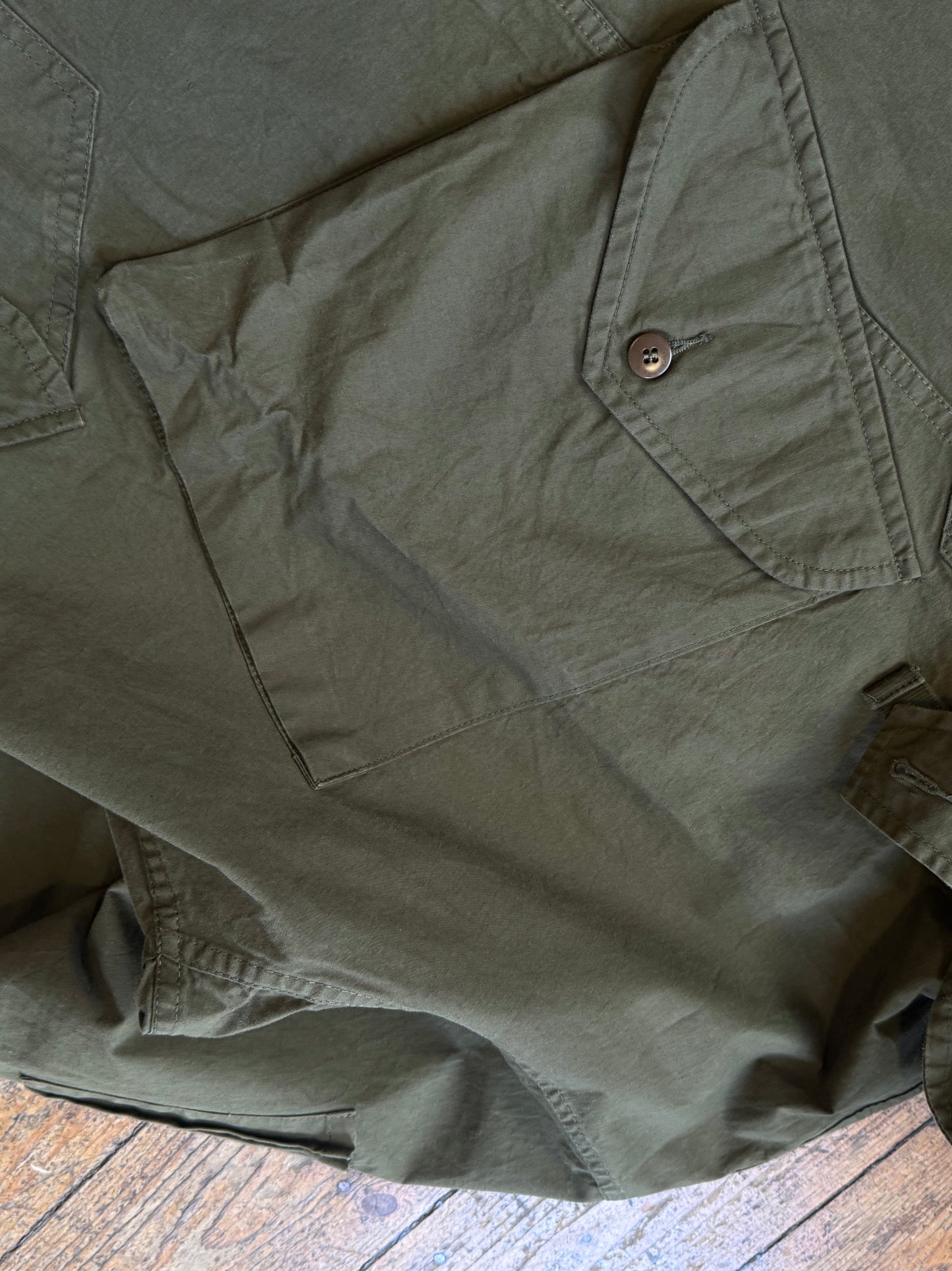 A. Blue Garments NYC Utility Smock L/XL | O/S, Blue