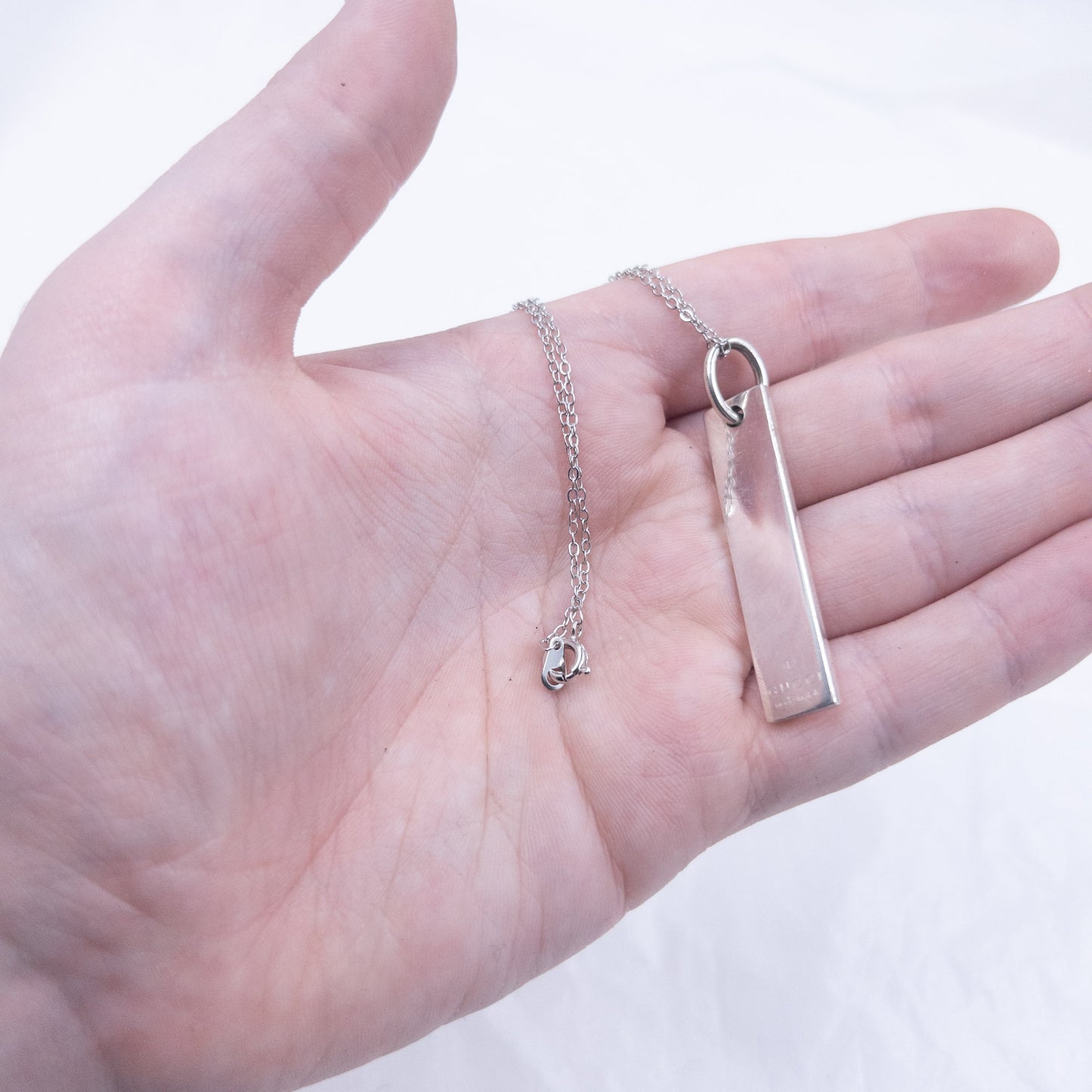 Vintage 2000s Gucci Silver Pendent Necklace