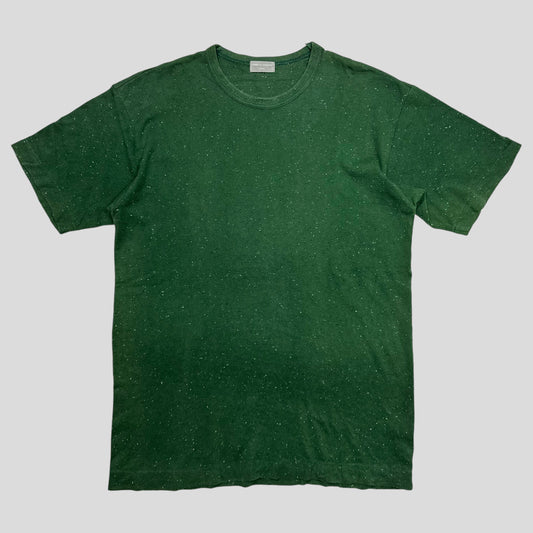 CDG Homme 90’s 3D Speckled Process T-shirt - M | Medium, Green