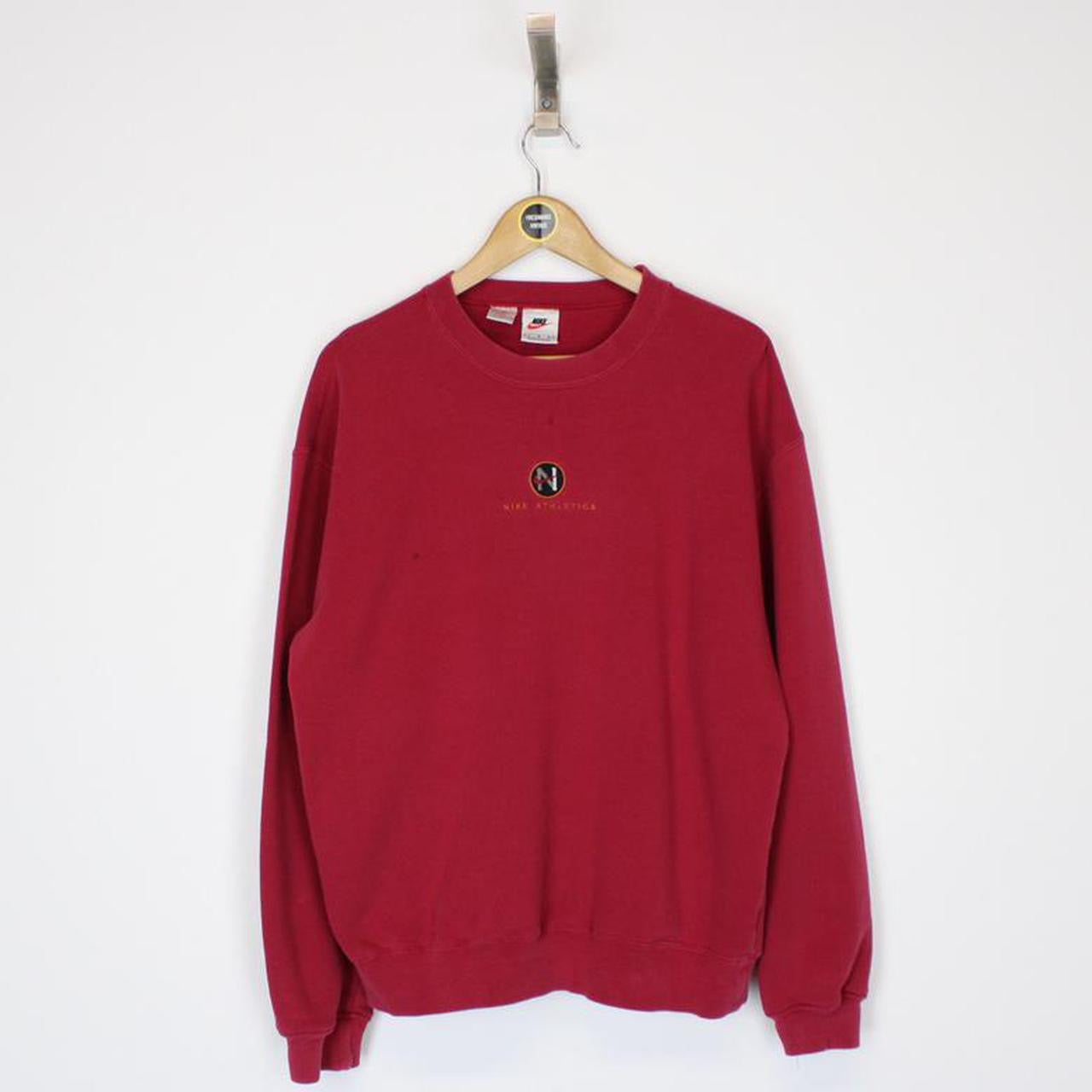 red nike sweatshirt vintage