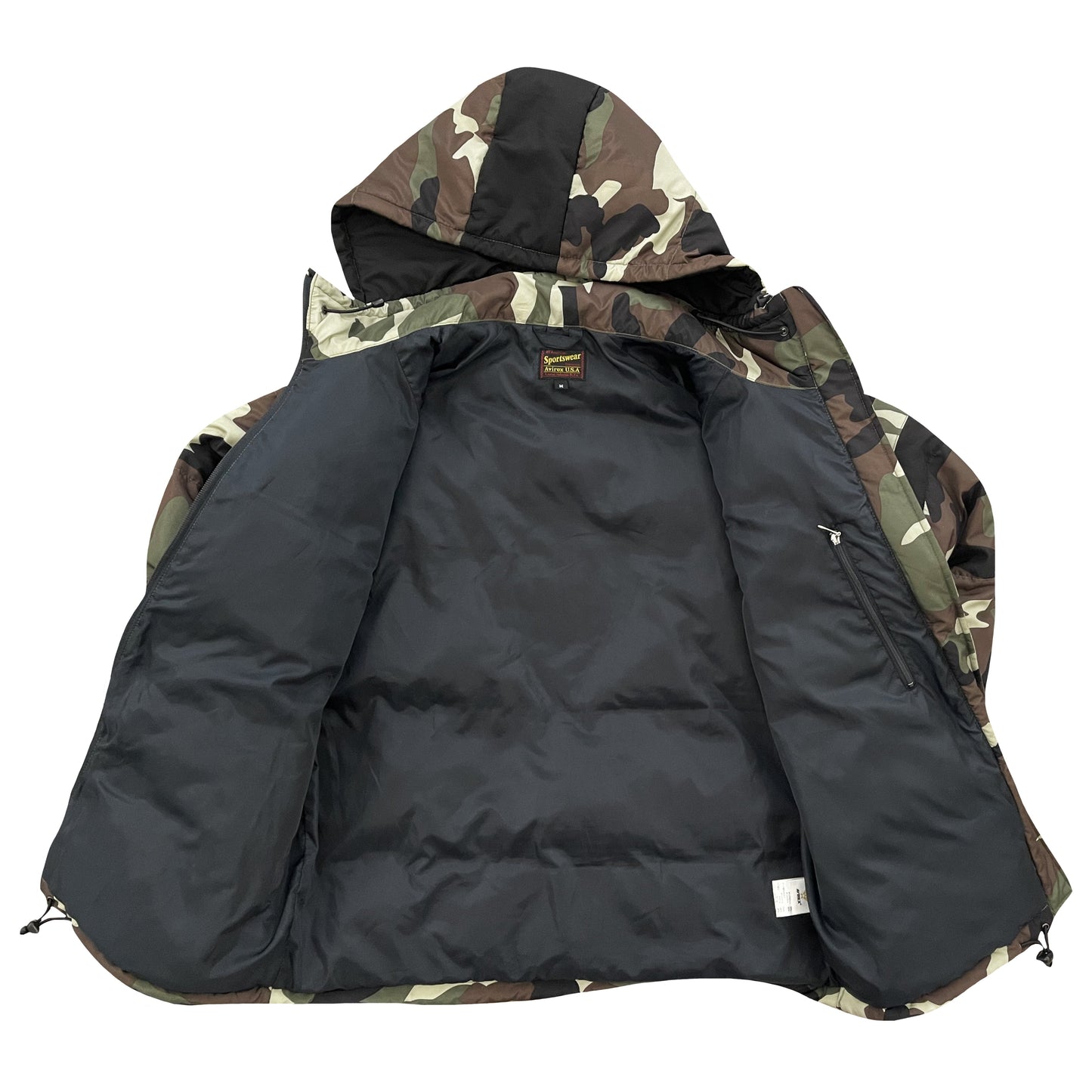 Avirex USA Camo Down Puffer Jacket - M | Medium, Camo
