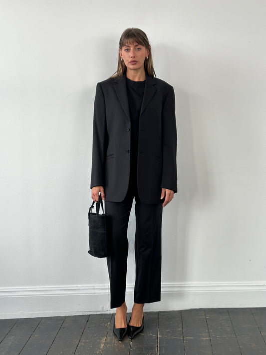 Versace Classic 1990s Pure Wool Single Breasted Suit ā 38R/W28