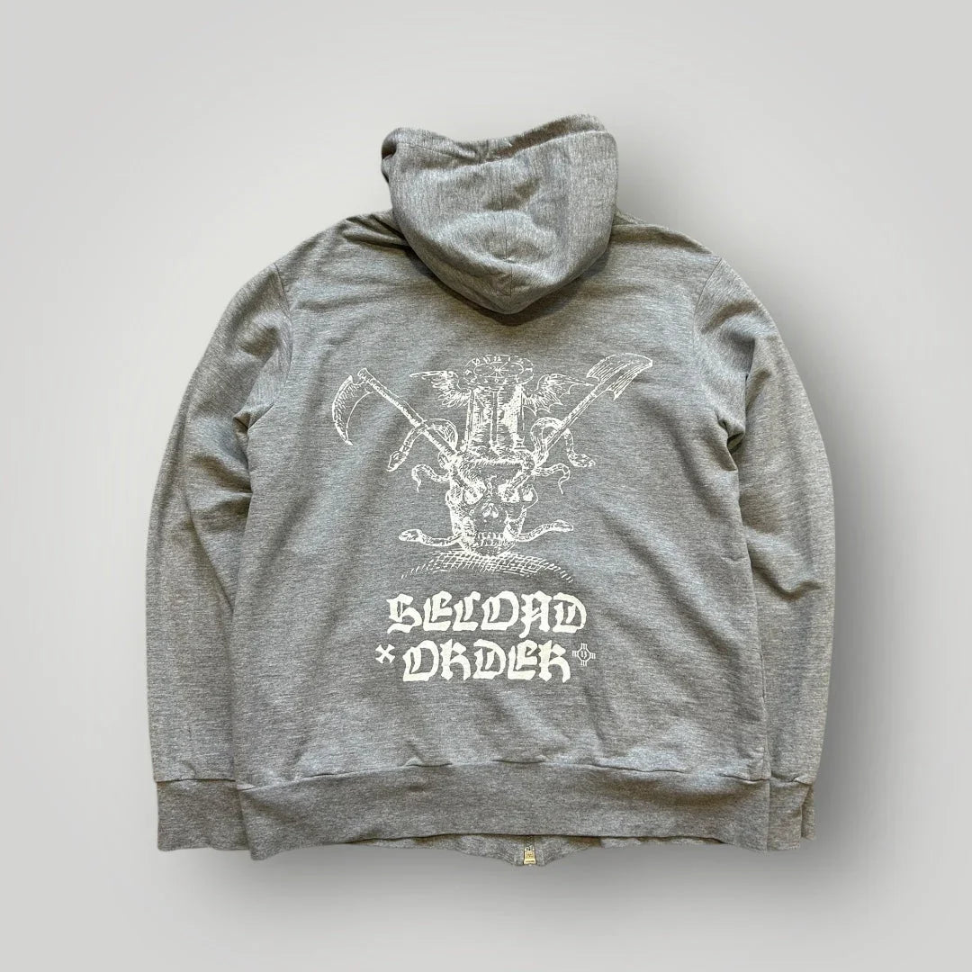 Maharishi MHI Cotton Zip Up Hoodie L