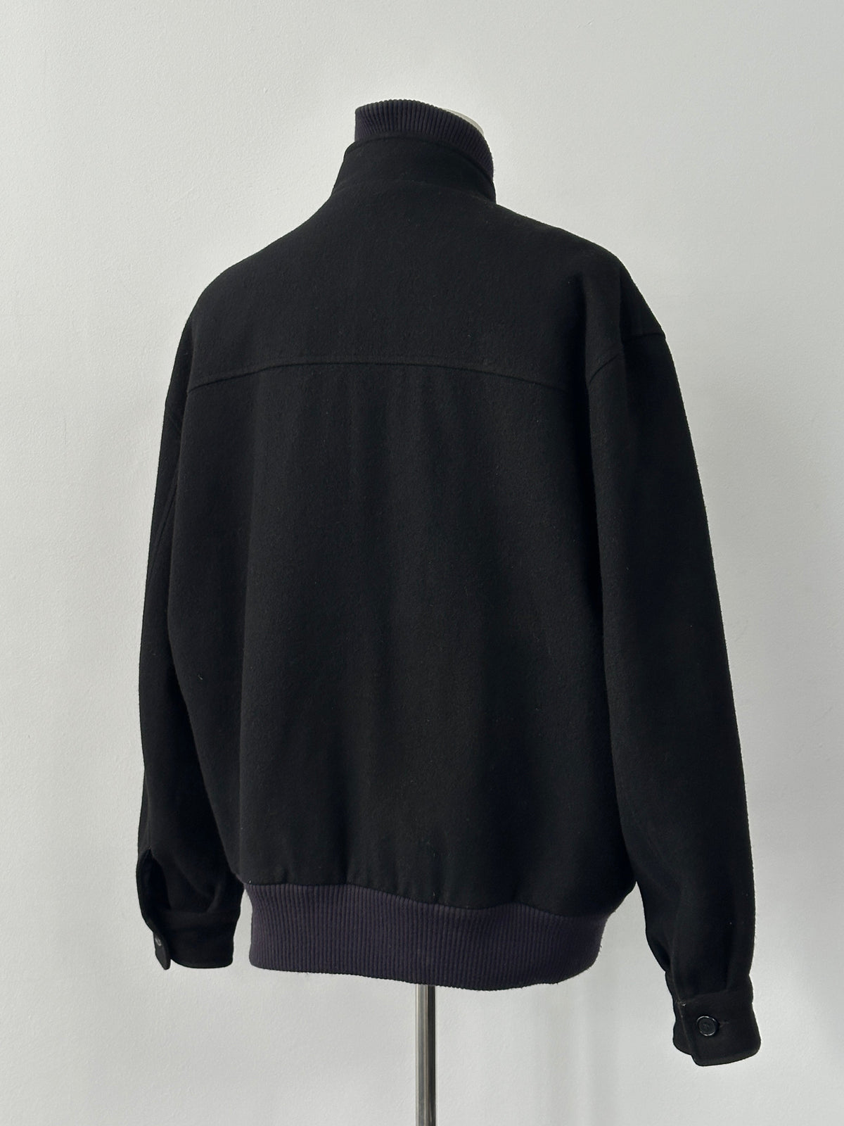 Vintage 1990s Wool Cashmere Bomber Jacket - XXL