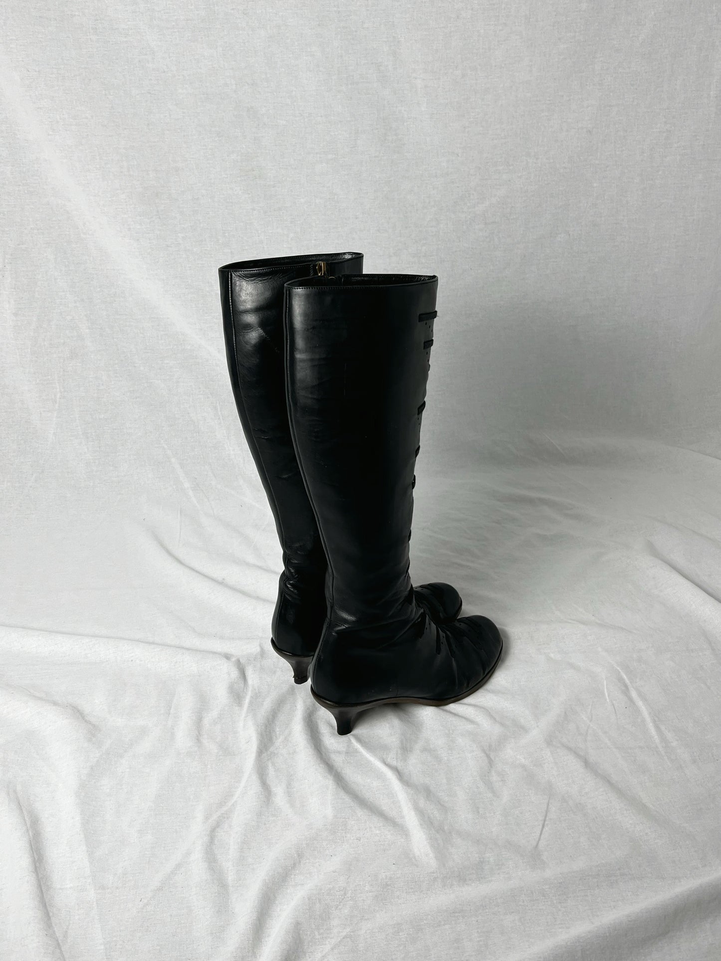 DRIES VAN NOTEN LACE STYLE BOOT | Default Title, Black