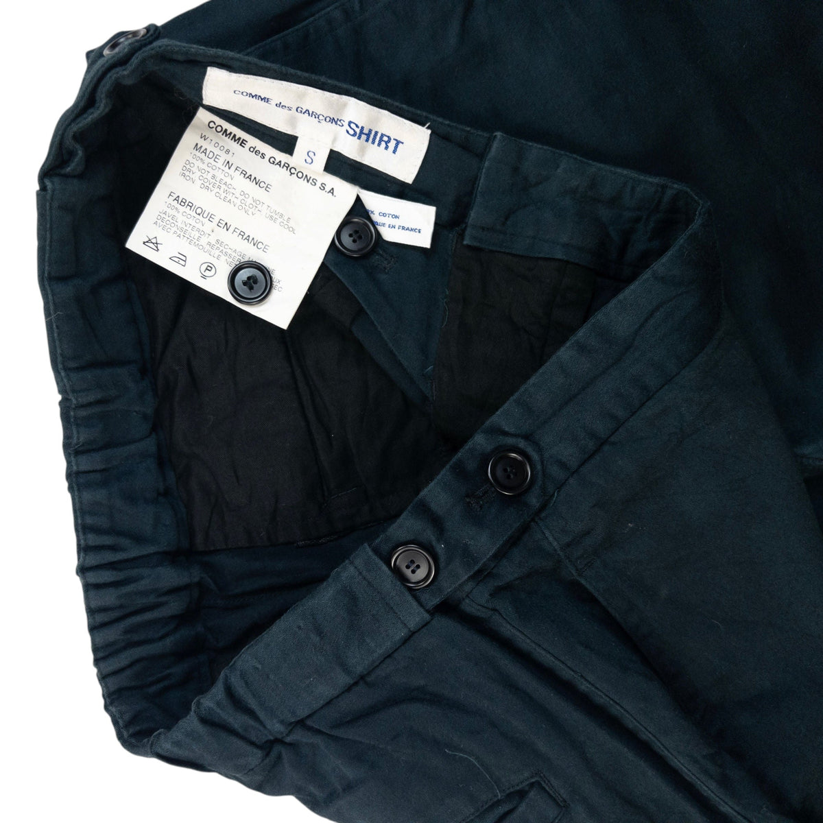 Vintage 2000s Comme Des Garçons SHIRT Trousers Size W28 | W28, Navy