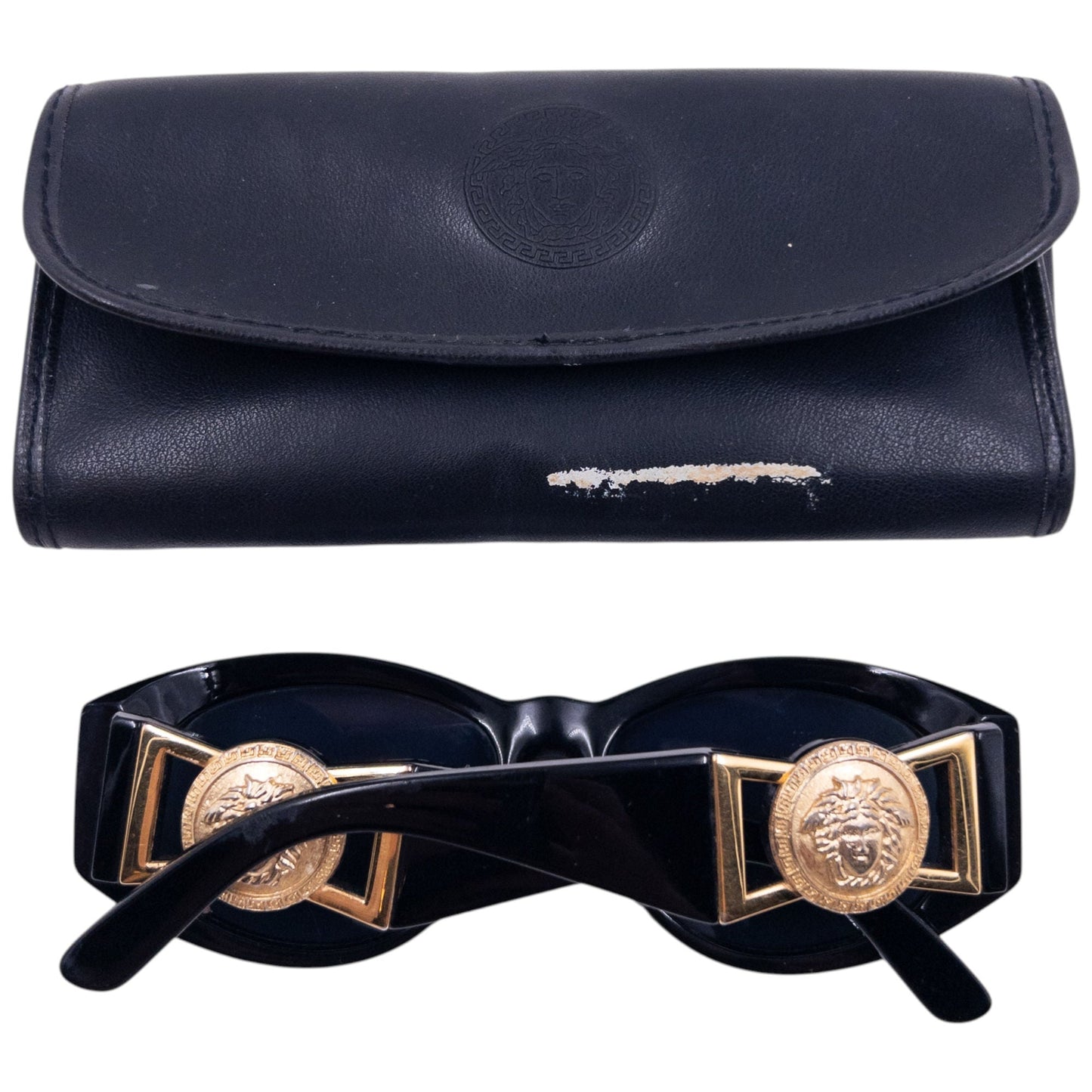 Vintage 1996 Gianni Versace Biggie Smalls Medusa Sunglasses | O/S, Multicoloured