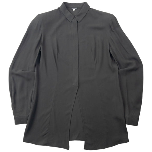Vintage 80s Giorgio Armani Lightweight Blouse Shirt Womens Size L | Large, Grey