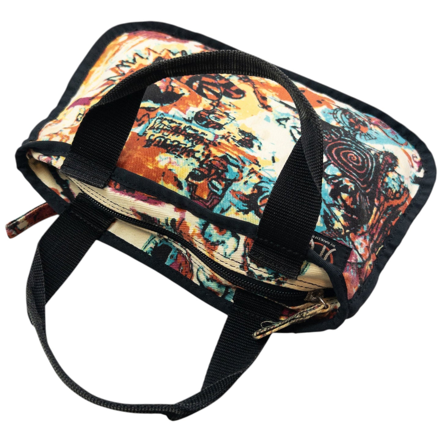Vintage 2000s Jean Paul Gaultier Basquiat Graffiti Handbag | O/S, Multicolour