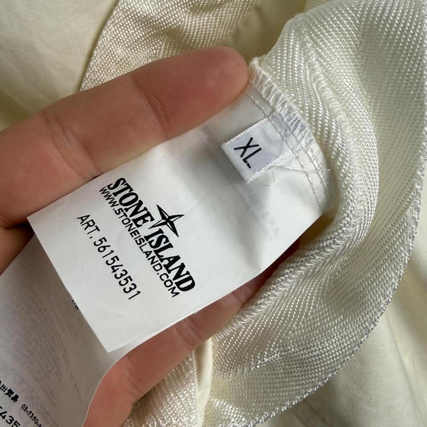 Stone Island Ventile Ghost Piece Jacket Cream (XL) | Large, Multicoloured