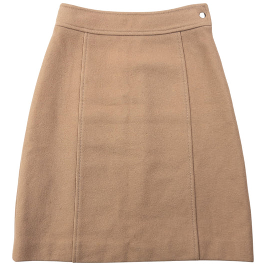 Vintage 1999 Miu Miu Wool Skirt Womens Size W22 | XS, Beige