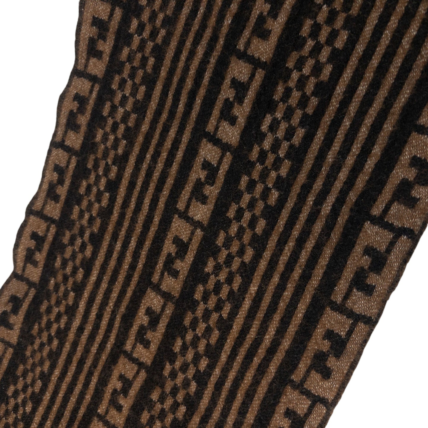 Vintage Fendi Monogram Wool Scarf