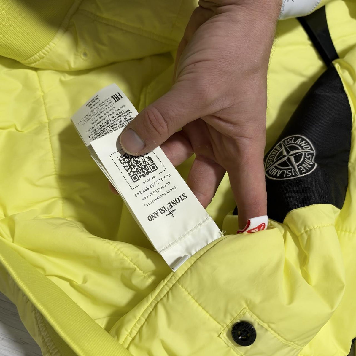 Stone Island Garment Dyed Crinkle Reps Jacket | Small, Yellow
