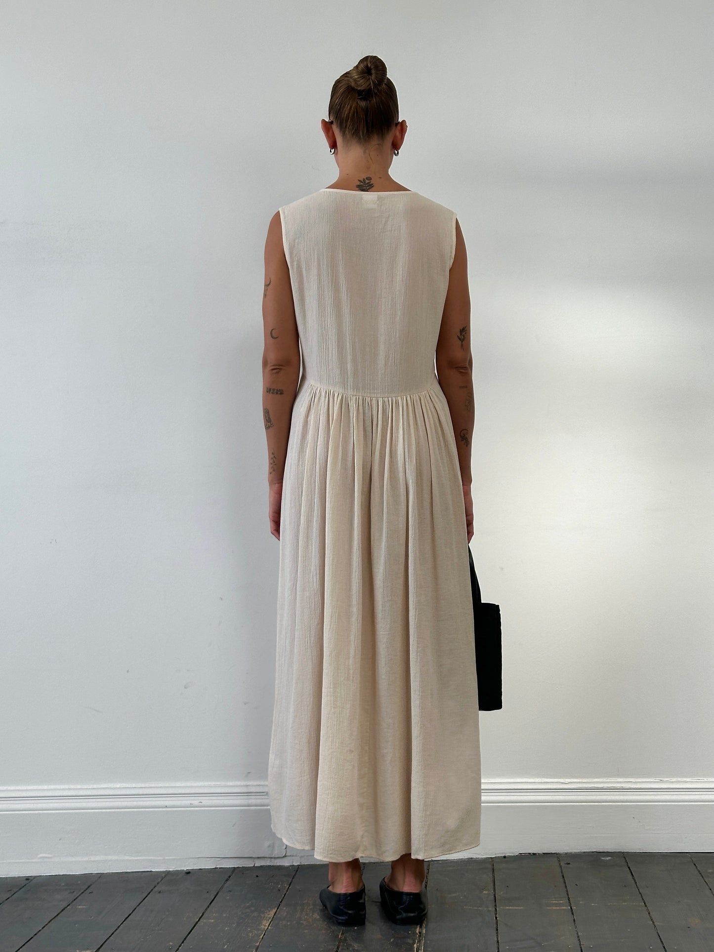 Max Mara Pure Cotton Floor Length Sun Dress - UK12