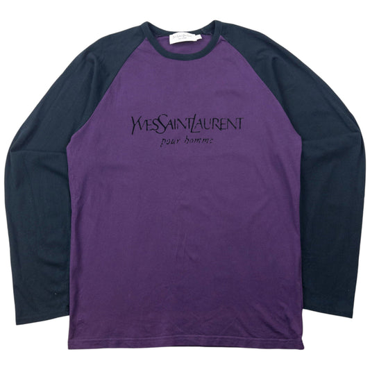 Vintage 2000s YSL Yves Saint Laurent Long Sleeve T Shirt Size S