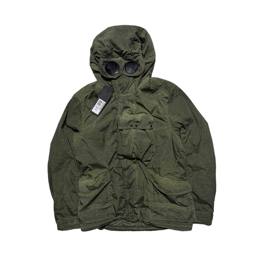 CP Company Nycra Recolour Zip Up Quilted Jacket