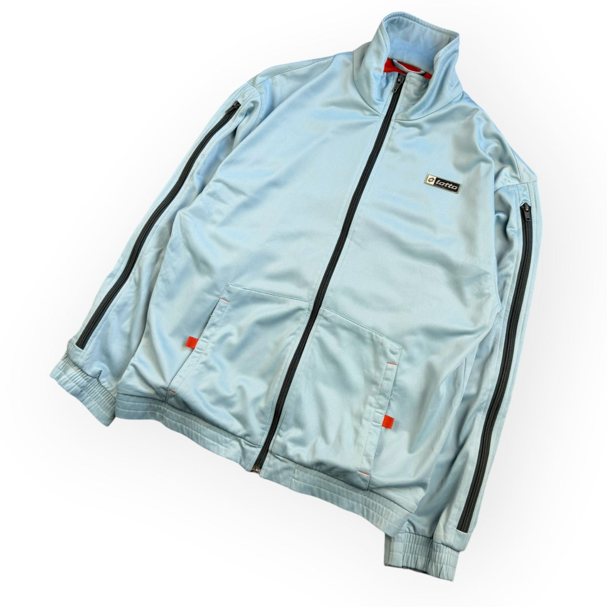 1990's Lotto Expandable Sleeve Track Jacket (S) | Small, Blue