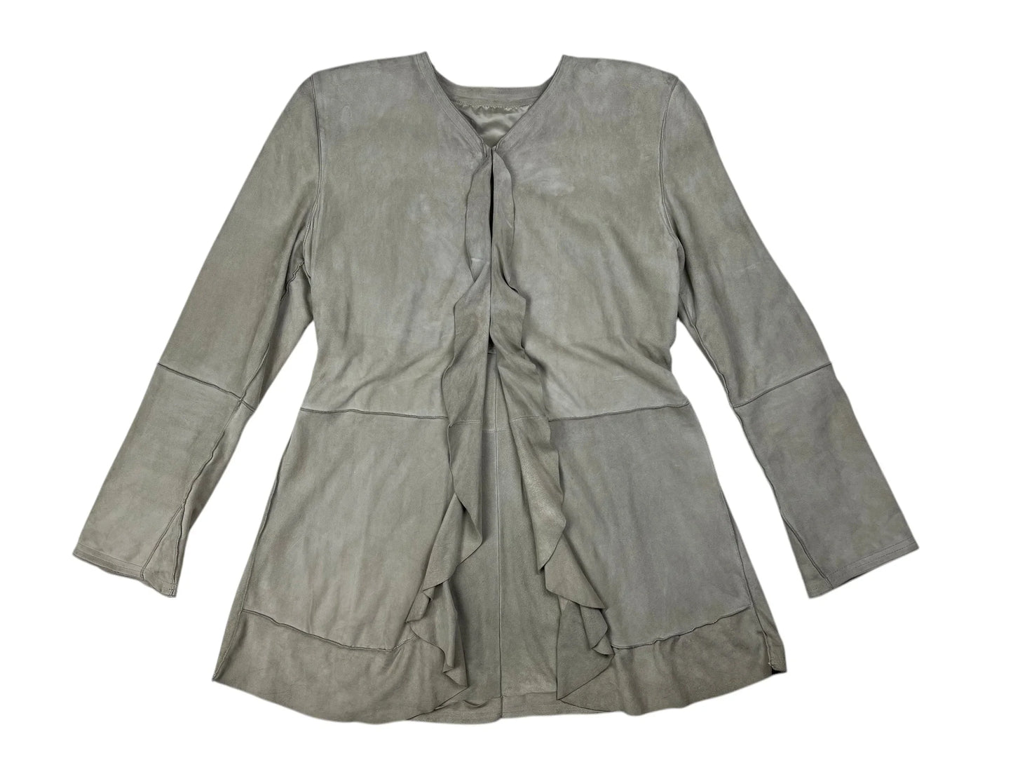 Giorgio Armani suede waterfall jacket