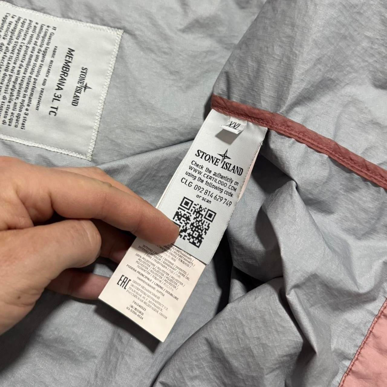 Stone Island Membrana-TC Jacket | XXL, Rose
