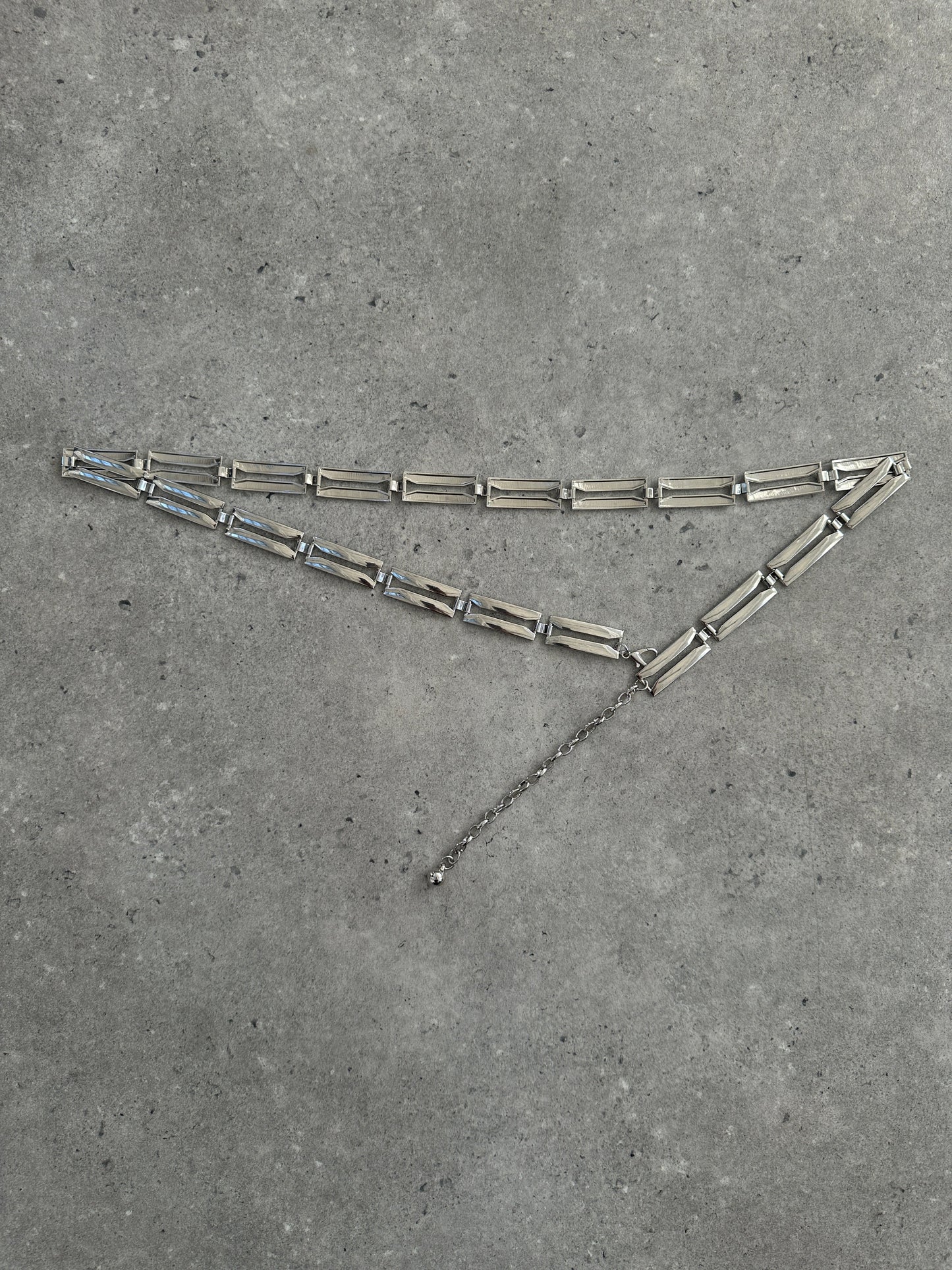 Vintage 2000s Metal Chain Belt - One size