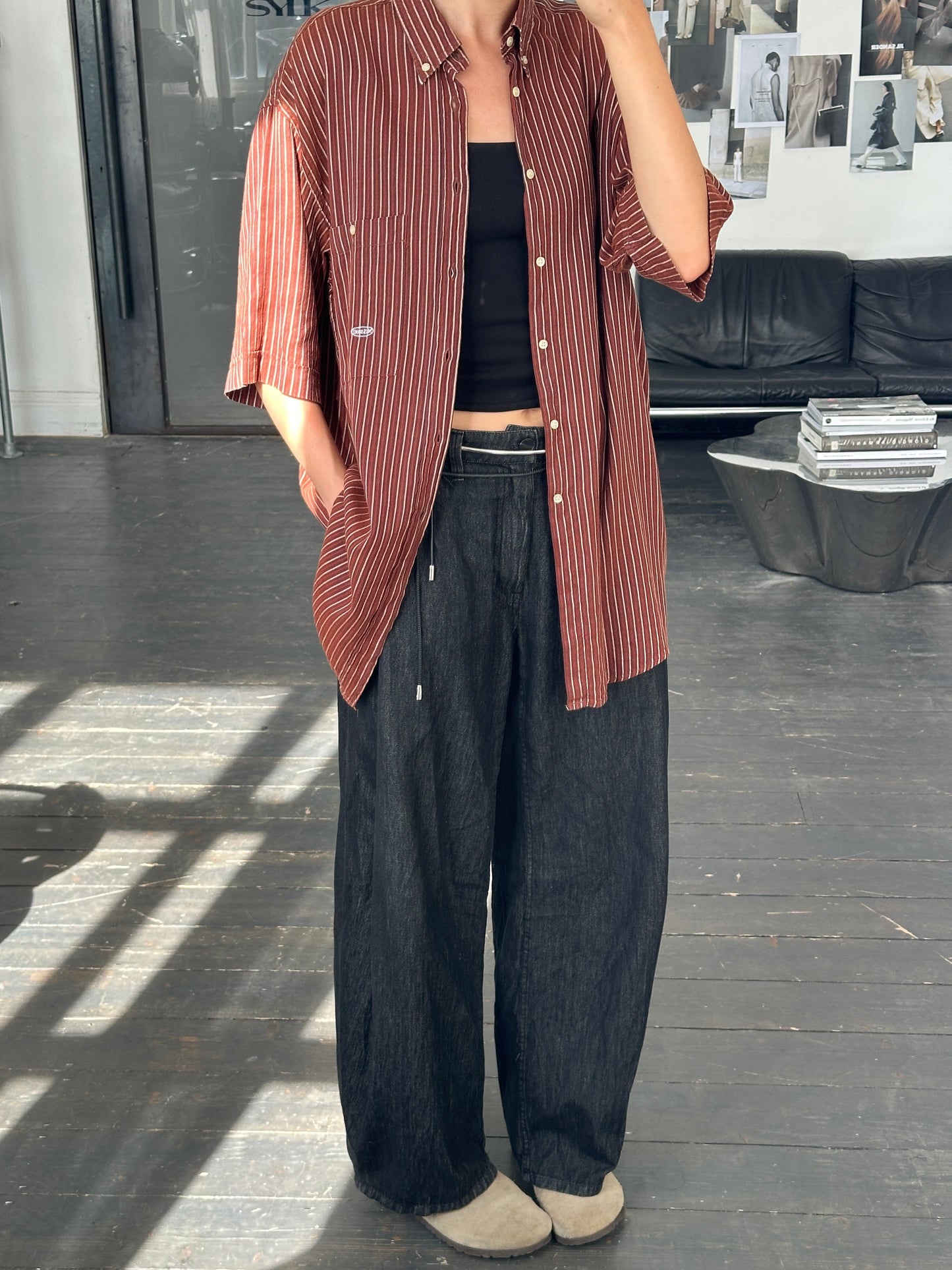 Missoni 1990s Pure Cotton Short Sleeve Stripe Shirt - XXL