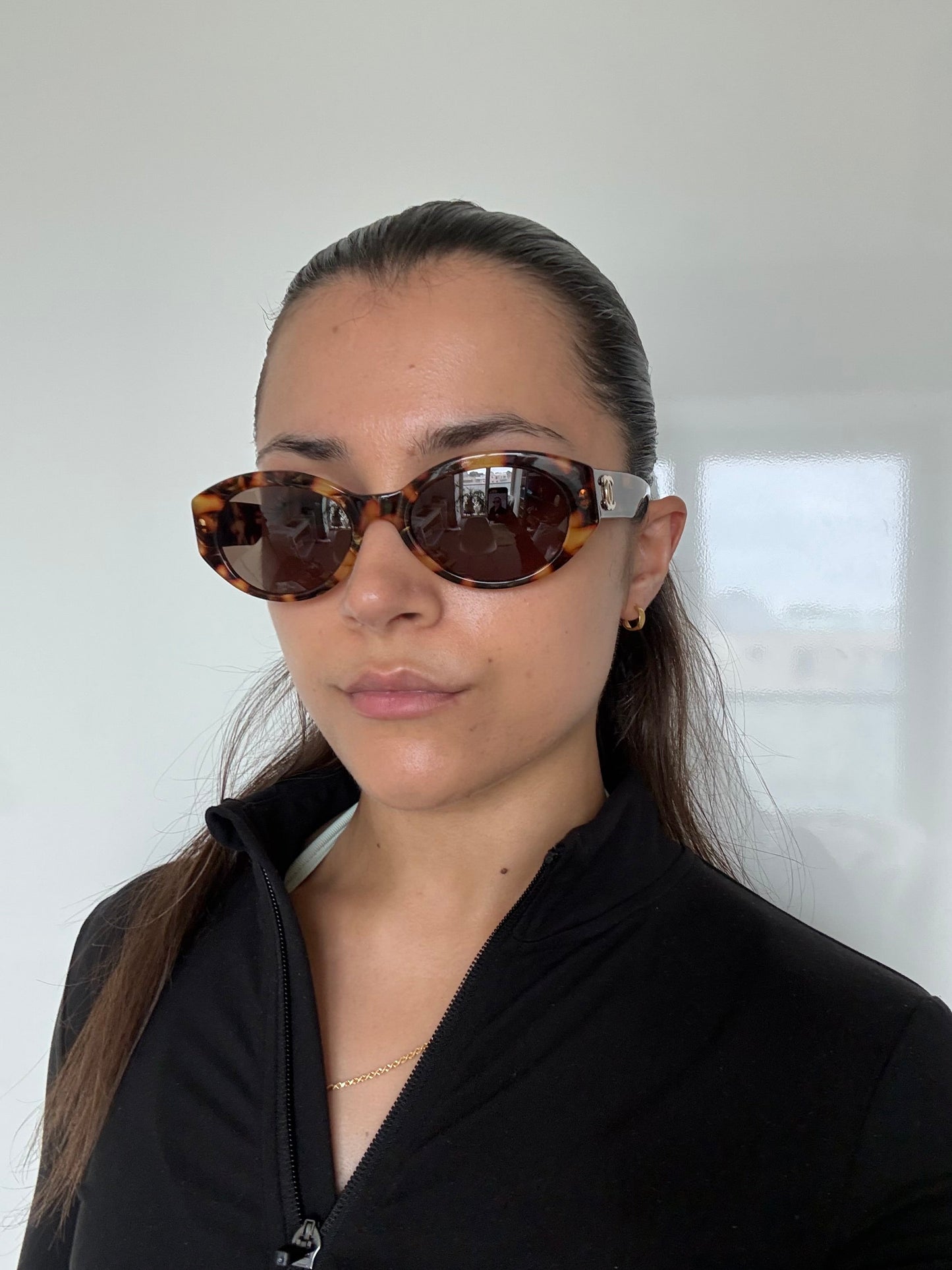 2010s Chanel CC Sunglasses | O/S, Brown