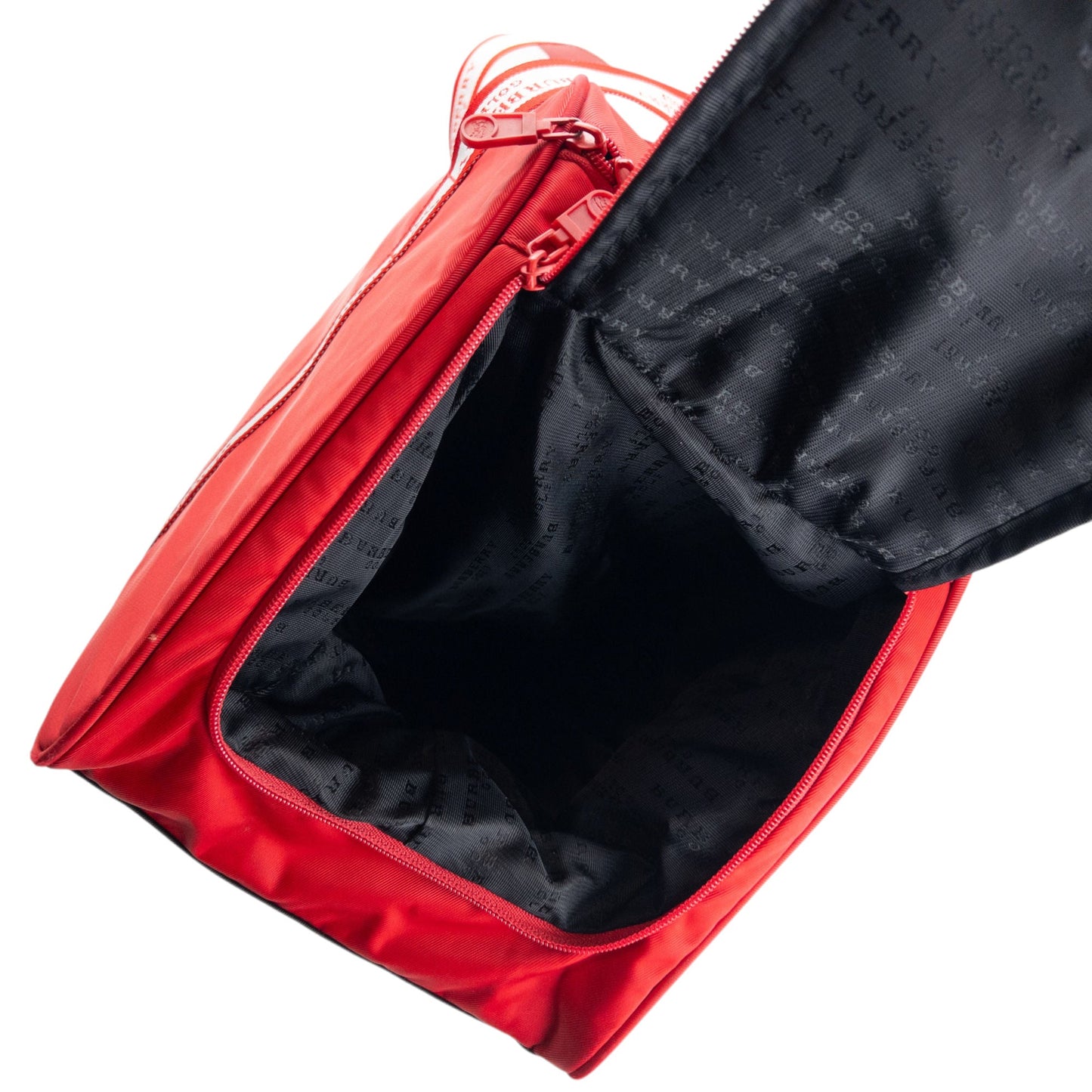 Vintage 2000s Burberry Golf Duffle Bag | O/S, Red