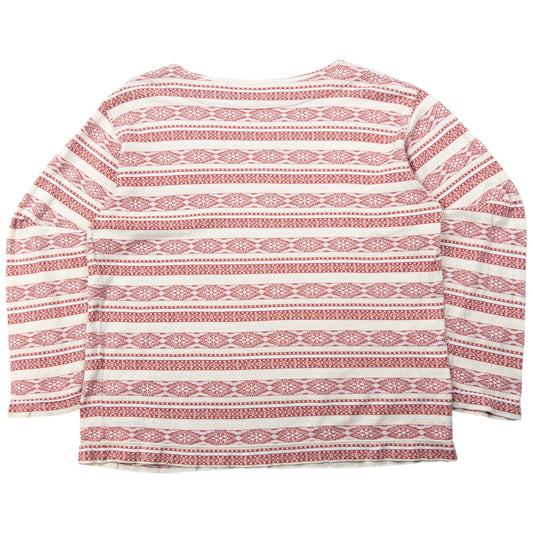 Vintage 90s Hai Sporting Gear By Issey Miyake Aztec Long Sleeve T Shirt Womens Size M