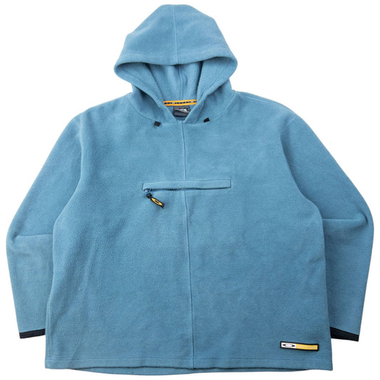 Vintage 2000s Oakley Fleece Hoodie Size S | Small, Blue