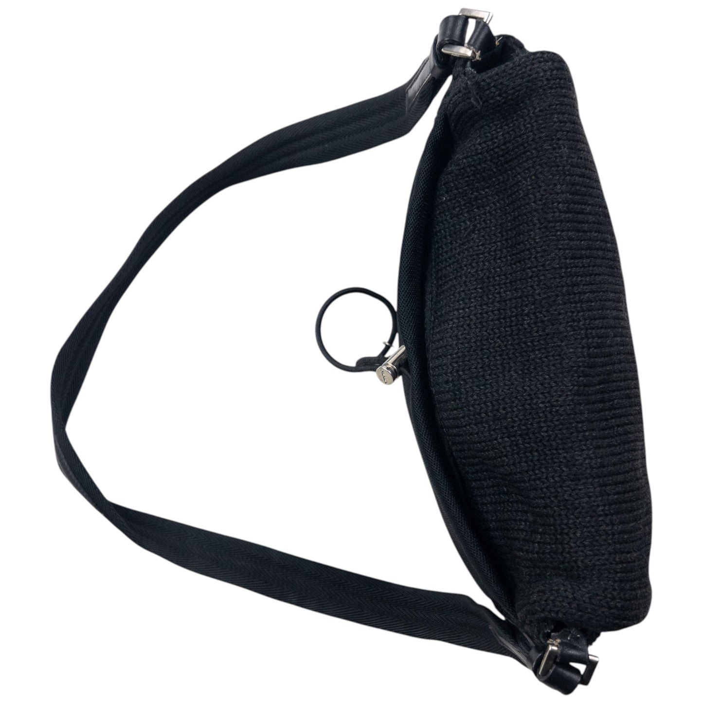 Vintage 2000s Prada Knit Shoulder Bag
