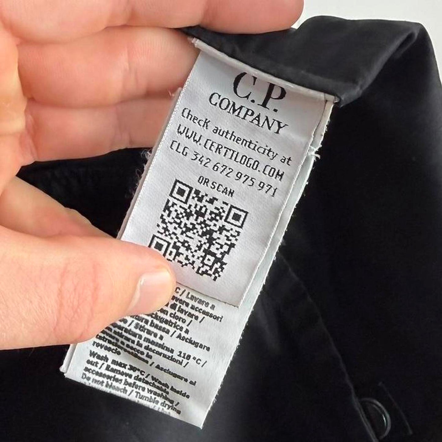 CP Company Canvas Zip Jacket Black (L) | Large, Black
