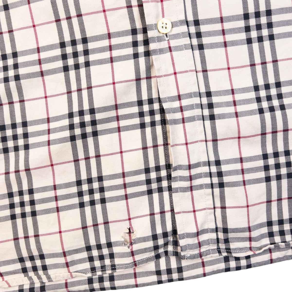 Vintage 2000s Burberry Nova Check Long Sleeve Button Up Shirt Size L | Large, Black