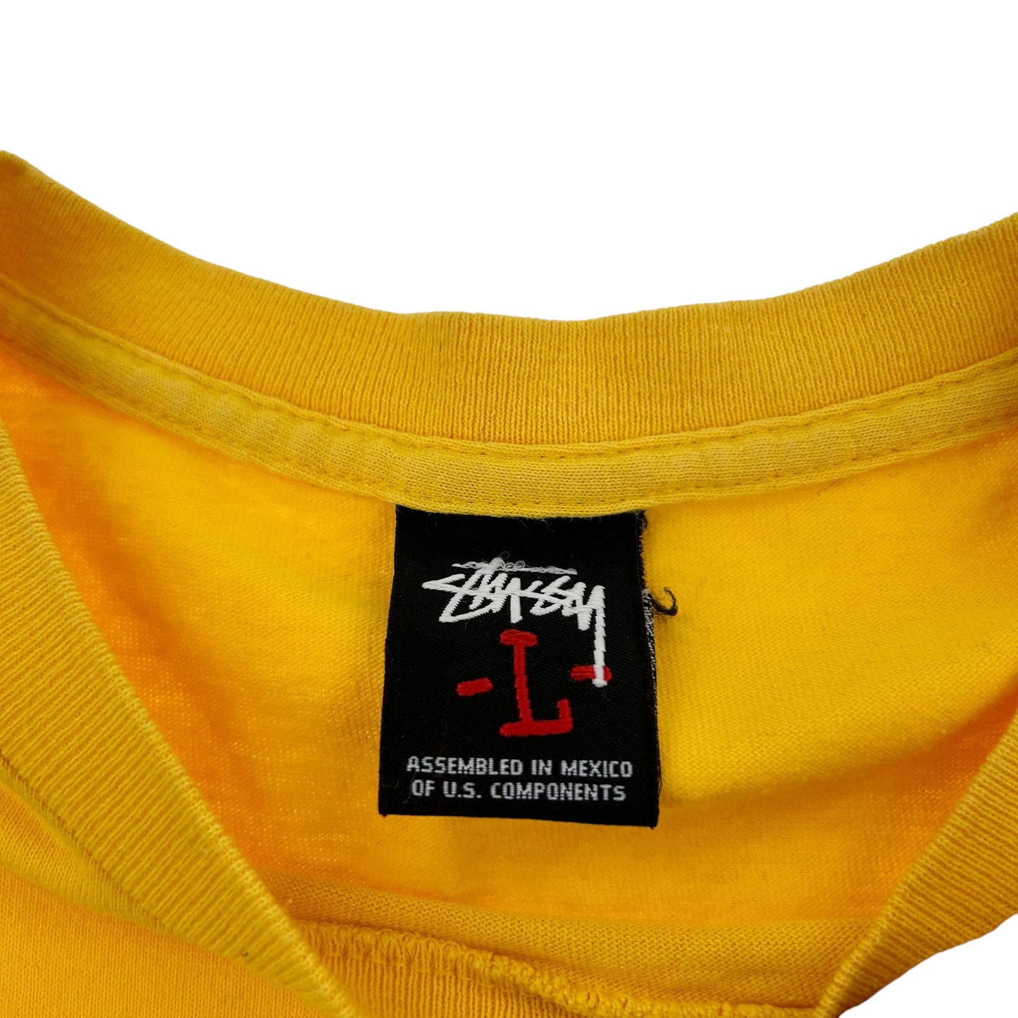 Vintage Stussy Skull Print T-Shirt Size L