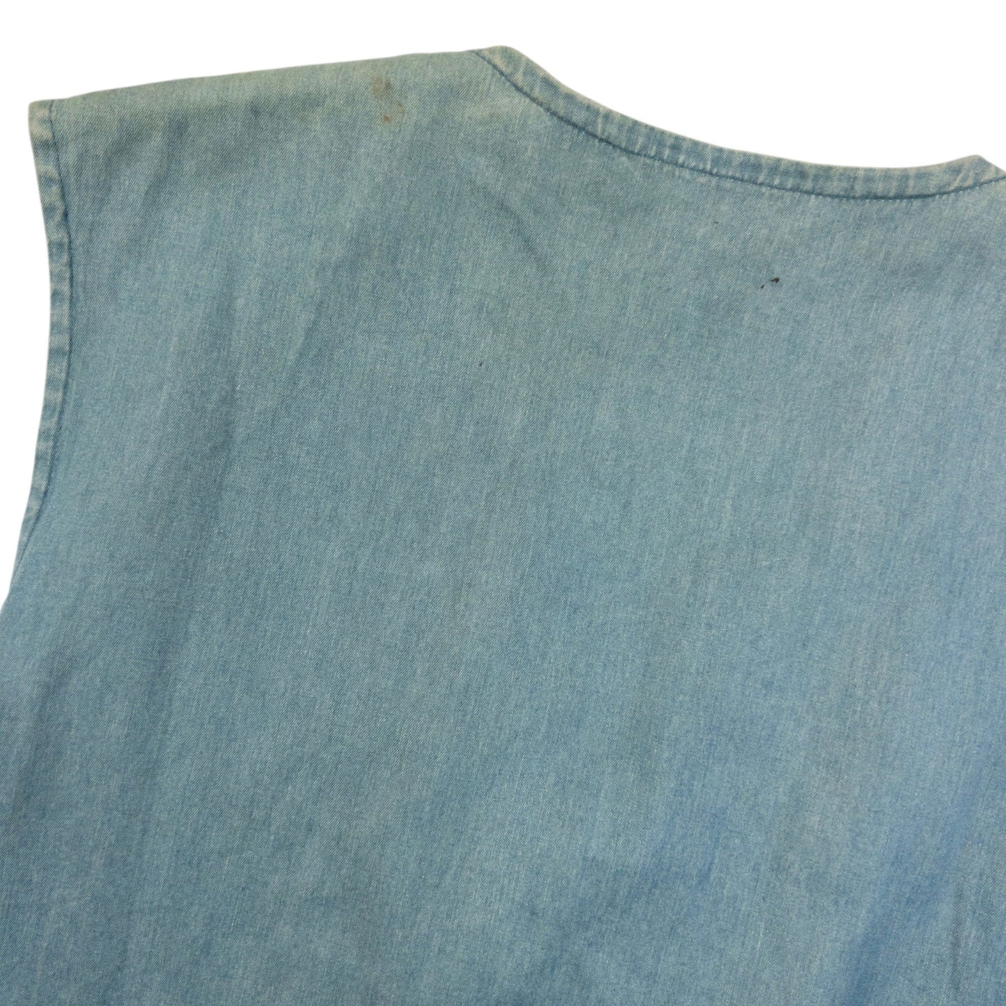 Vintage 2000s Burberry Denim Gilet Cargo Vest Size XS | XS, Blue