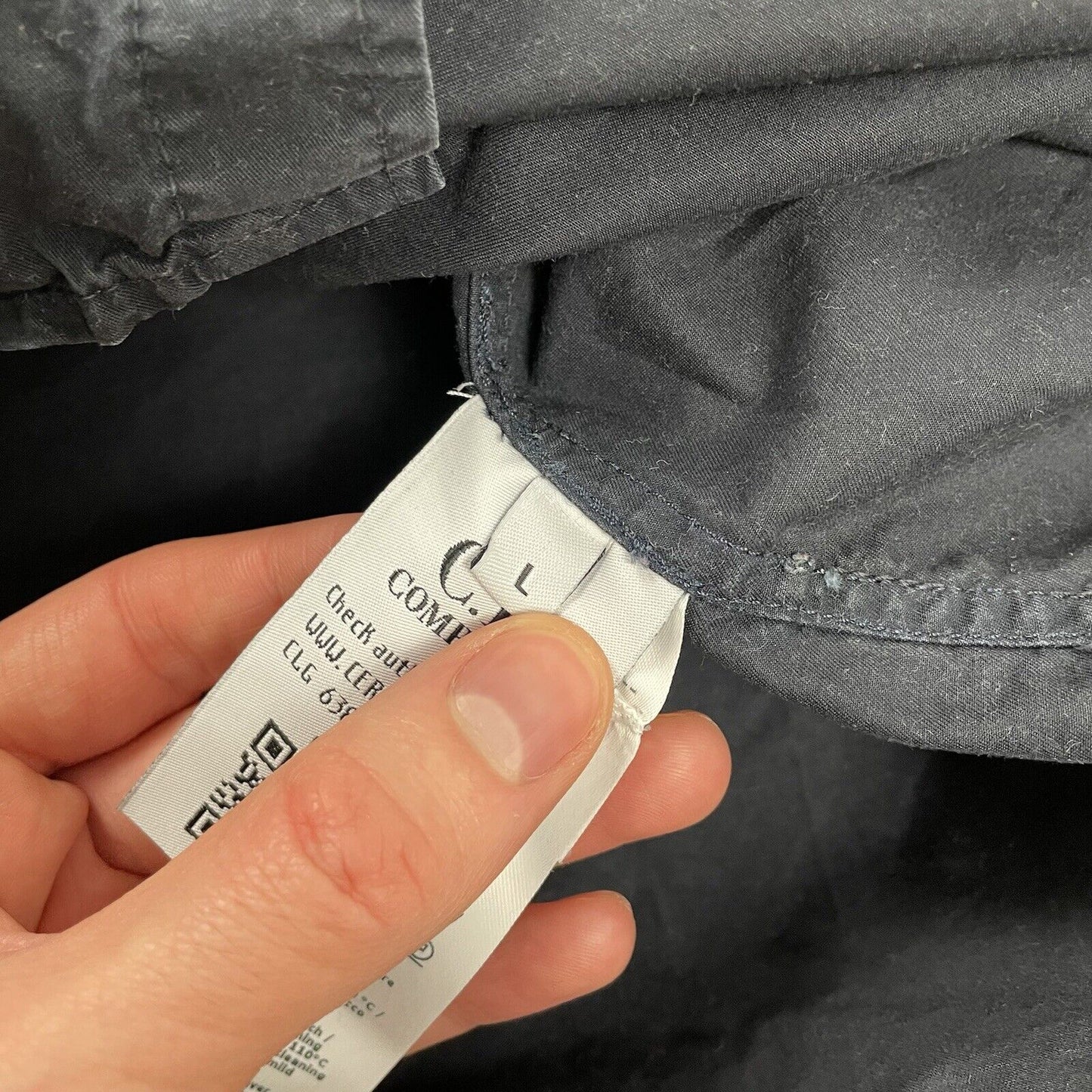 CP Company Lens Shirt, Size Large | C.p. company, Navy