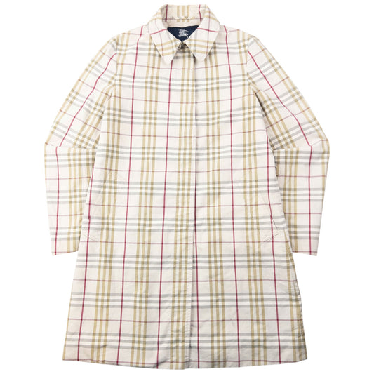 Vintage 2000s Burberry Nova Check Trench Jacket Womens Size S | Small, Beige, Red, Grey