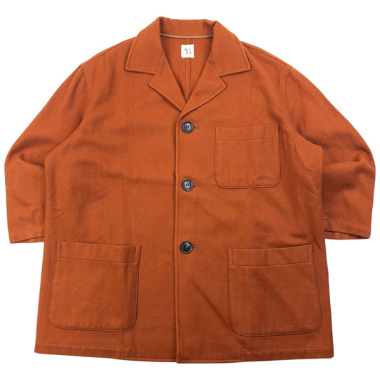 Vintage 90s Yohji Yamamoto Button Up Wool Jacket Size XL | XL, Brown