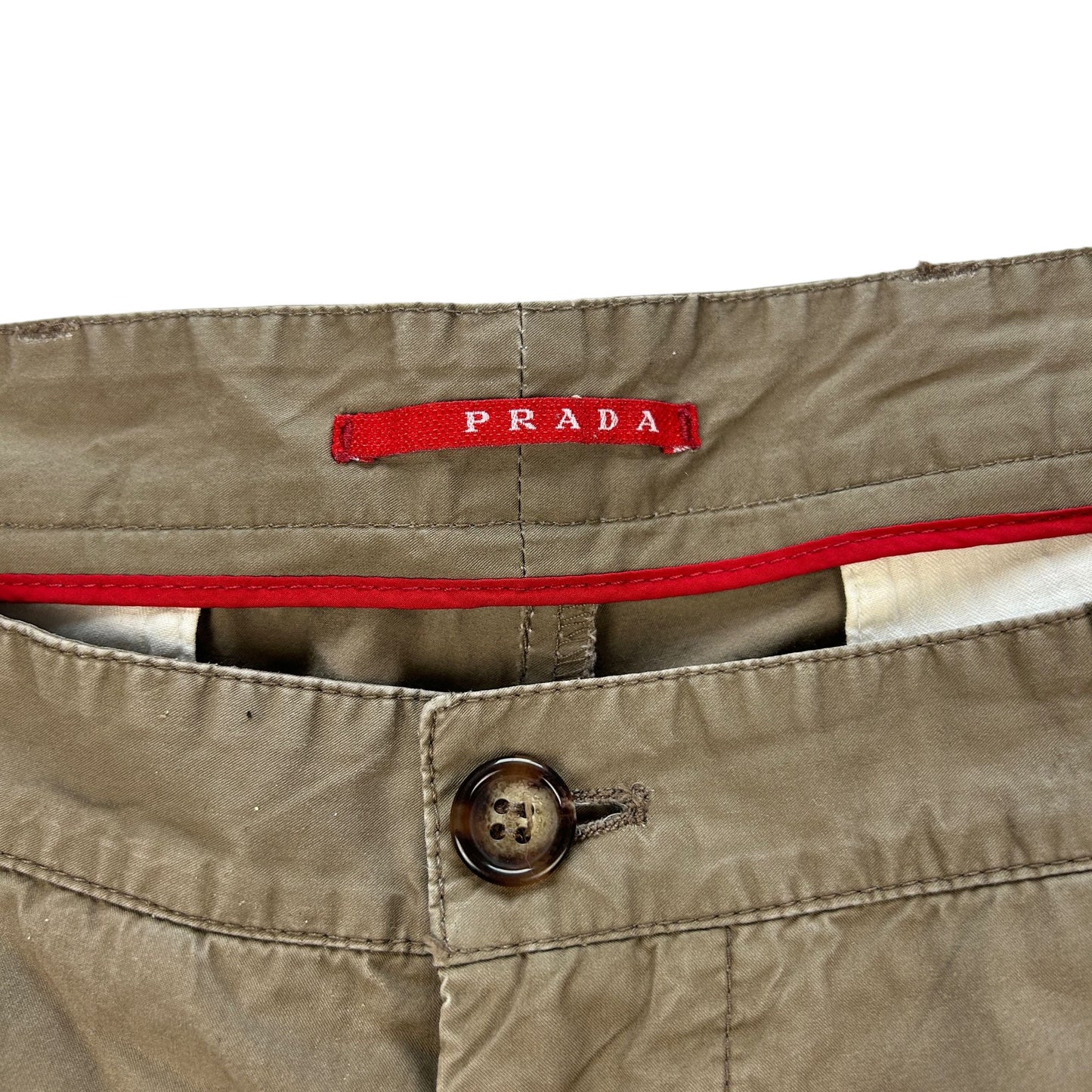 Vintage Prada Sport Cargo Shorts Size W34