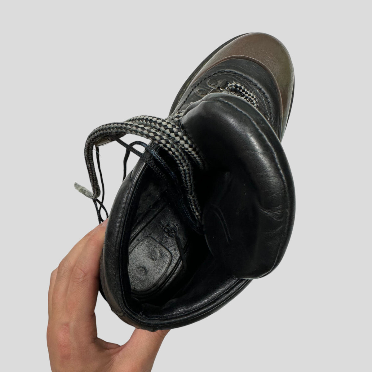 Prada Milano Leather Combat Boots - UK4.5/5 | O/S, Camo