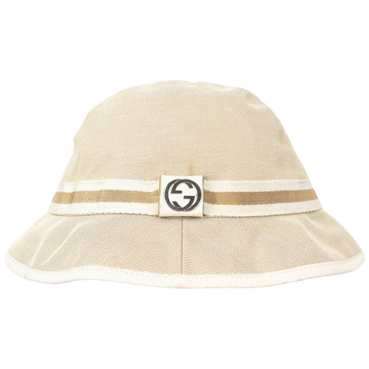 Vintage 2000s Gucci Bucket Hat Size S | O/S, Beige