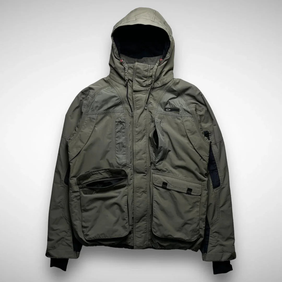 00s OAKLEY Tech Jacket Load Fuel Beige L