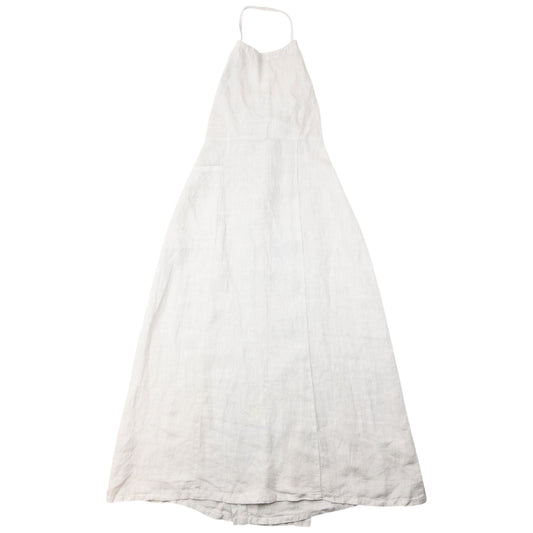 Vintage 1999 CP Company Tie-Back Linen Dress Womens Size M | Medium, Grey