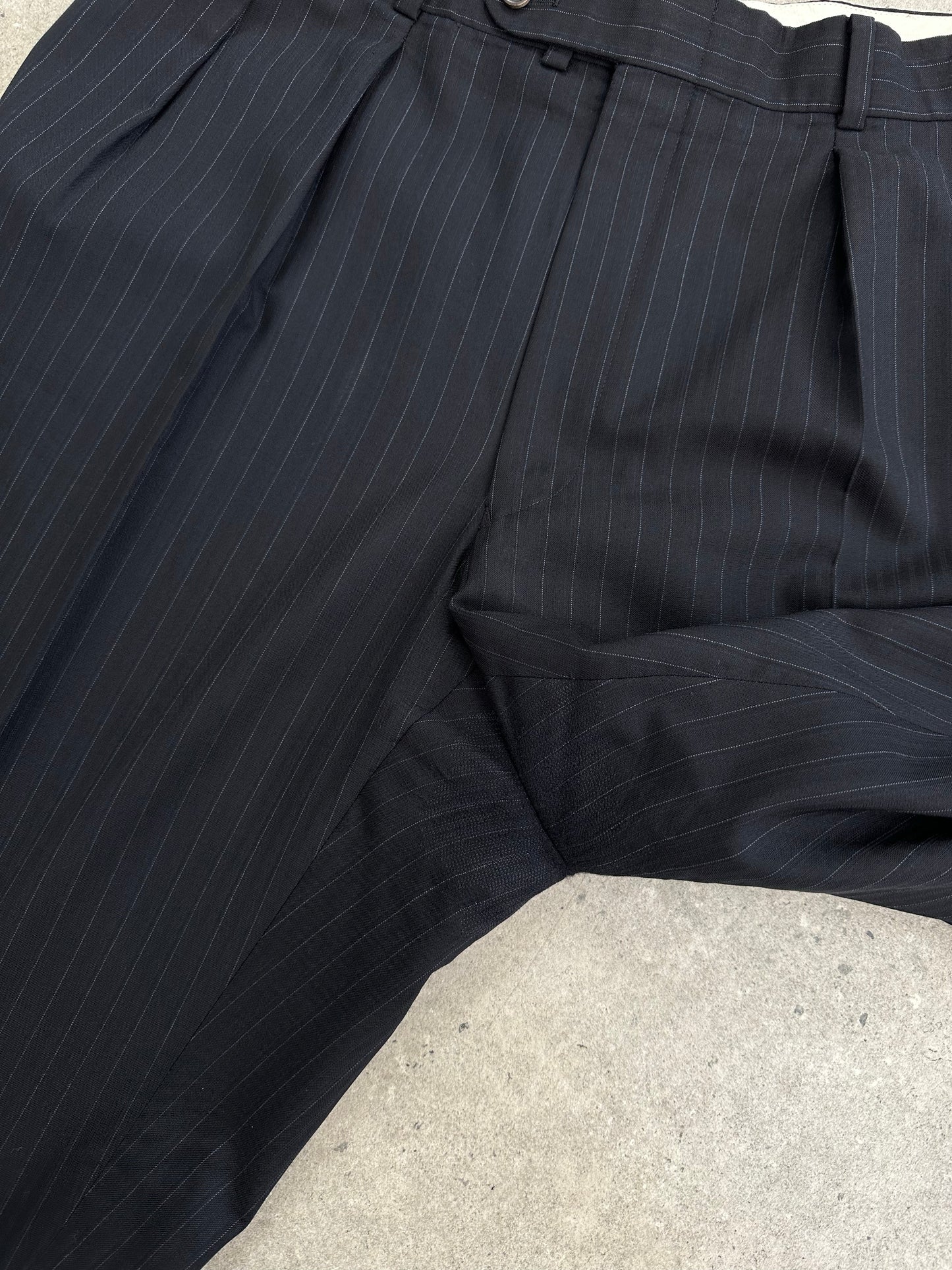 Burberry London Charcoal Pinstripe Two-Piece Suit