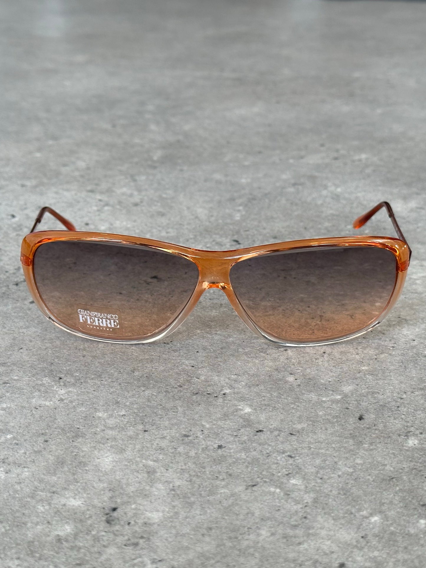 Gianfranco Ferre 1990s Gradient Shield Sunglasses