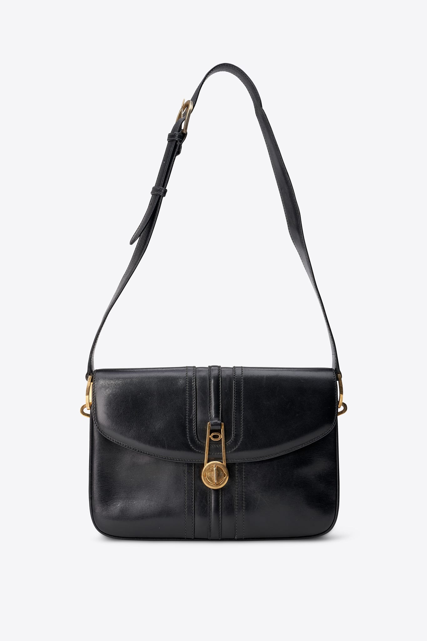 Vintage Gucci Black Leather Shoulder Bag – Known Source